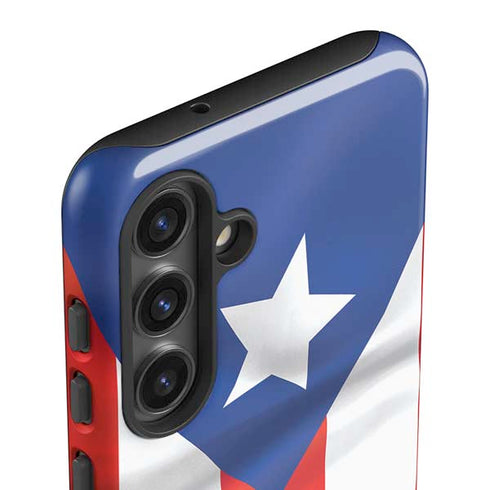 Puerto Rico Flag Galaxy S25 Impact Case